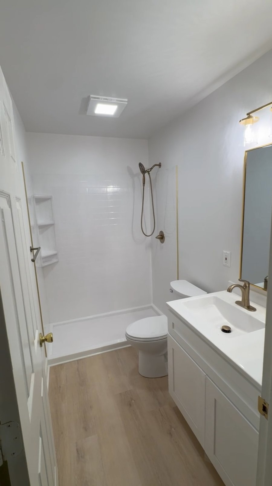 Bathroom with an Onyx Collection shower installed by J.Co Solutions